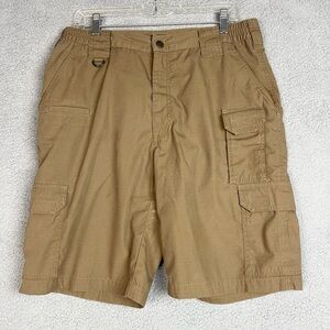 5.11 Tactical Cargo Shorts Men's 34 Khaki Utility Pockets